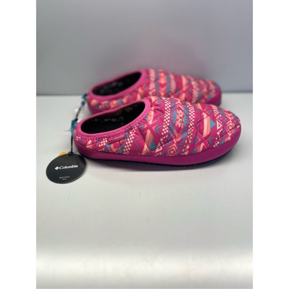 Columbia Omni Heat Lazy Bend Camper Shoes Slip One sz Youth 3 Insulated Girl